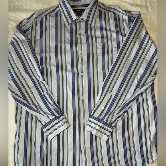 🔹Claiborne Striped Long sleeve Button down XLT - Picture 2 of 11